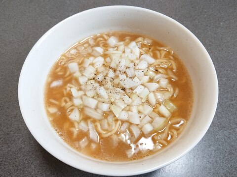 サッポロ一番☆新玉ねぎのみそラーメン